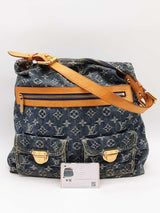 Louis Vuitton Monogram Denim Baggy Shoulder Bag Eb0526cxzde