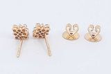 1.26cttw Diamond Stud Earrings In 18k Yellow Gold 3.7 Grams Eb0126rcrdu