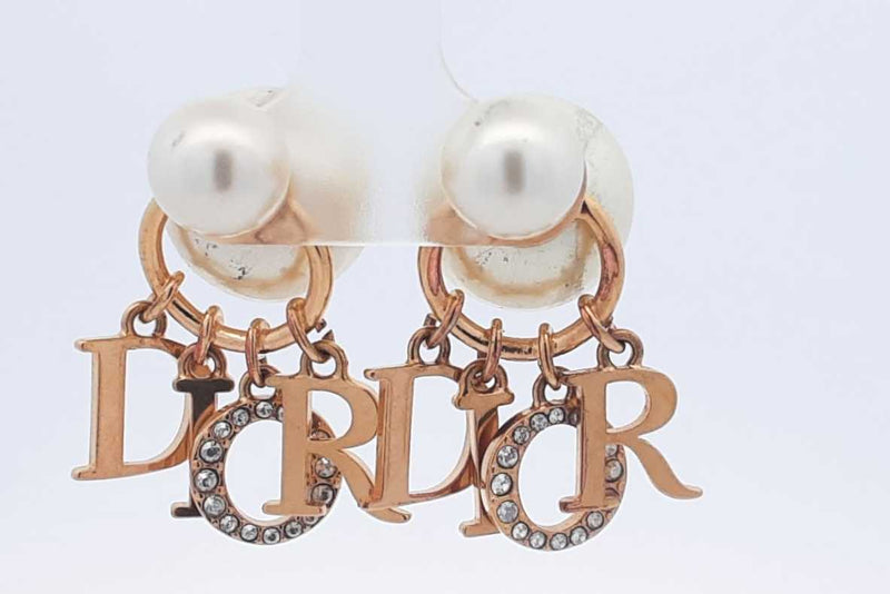 Christian Dior Tribales Faux Pearl Stud Earrings 10.3 Grams Eb0825pxzdu