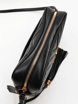 Yves Saint Laurent Lou Camera Bag In Black Matelassé Leather Fw07260owxdu