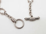 Judith Ripka Pale Yellow Citrine 0.925 Silver Chain Necklace 17.5 Do0426lorde