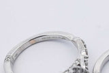 1.18cttw Diamond Wedding Set In 18k White Gold 5 Grams Size 4.75 Eb0825loxzsa