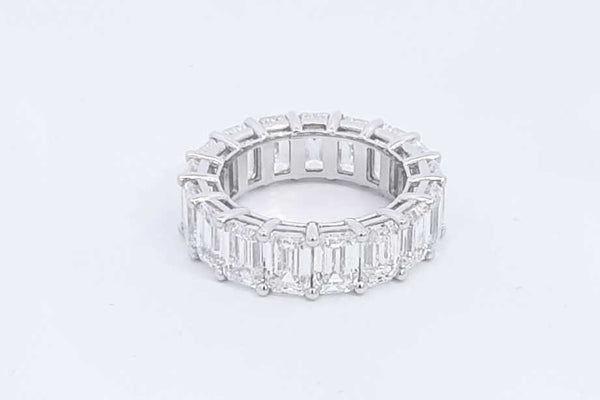 Lab Grown Diamond 11.22ctw Eternity Band In 18k White Gold 7.2g Eb0524wprxsa