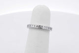 Tiffany & Co. Platinum Princess Cut Diamond Eternity Band 2.8g Size 4 Eb826exzsa