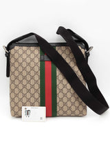Gucci Web Gg Supreme Canvas Messenger Bag Eb0726wrxsa