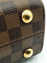 Louis Vuitton Bond Street Handbag In Damier Ebene & Magnolia Pink Fw0825rrxdu