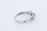 Diamond Ring In 10k White Gold 2.5 Grams Size 5.75 Eb0526lxzdu