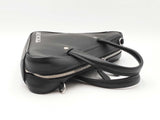 Balenciaga Extra Small Triangle Duffle Bag In Black Leather Fw0926ocrdu