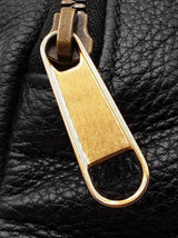 Gucci Large Logo Belt Bag In Black Grained Leather Fw1026wrzdu