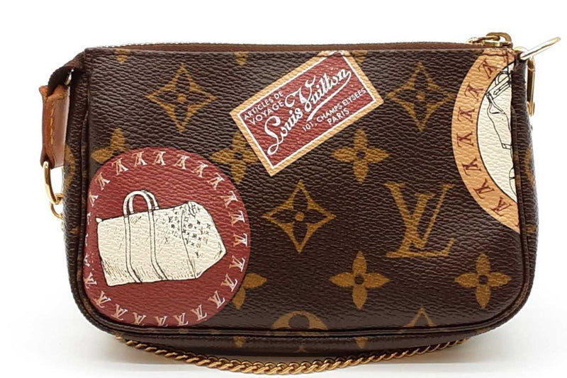 Louis Vuitton Monogram Patch Mini Pochette Accessory Eb1025wxzde