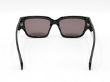 Alexander Mcqueen Graffiti Print Black Acetate Sunglasses Fw0925crdu