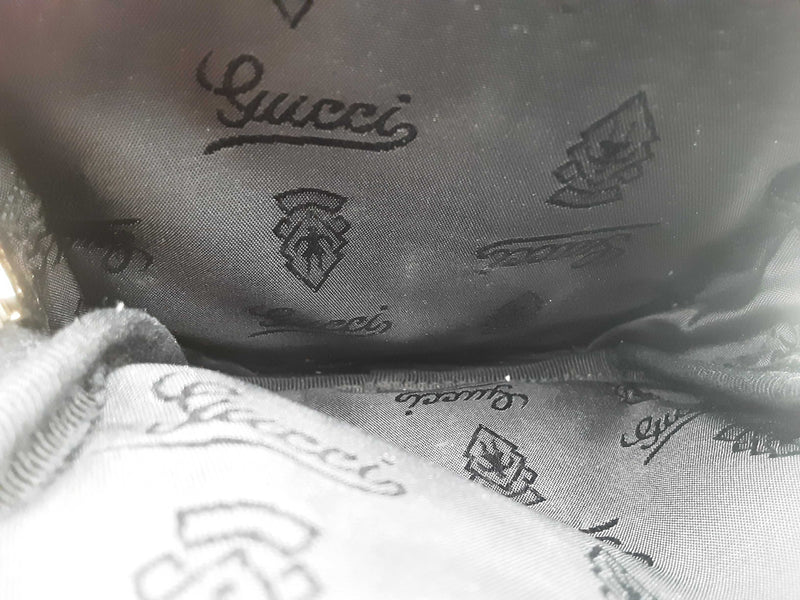 Gucci Guccissima Black Leather Belt Bag Sd0325oizsa