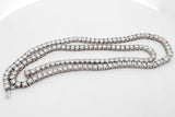 27.8cttw Diamond Tennis Necklace 14k White Gold 54.6 Grams 22 Inch Eb1225cxxzsa