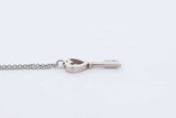 Tiffany & Co. Sterling Silver Key Pendant Necklace 2.1 Grams 16 Inch Eb1124exsa