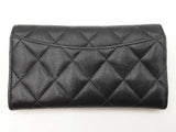 Chanel Classic Black Caviar Leather Long Flap Wallet Sd0726erzdu