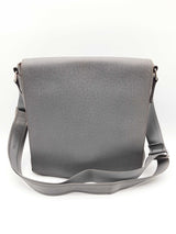 Louis Vuitton Roman Glacier Gray Taiga Leather Messenger Bag Do0824loxzde