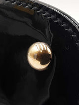 Gucci Nice Dome Satchel In Black Microguccissima Patent Leather Fw0126woxdu