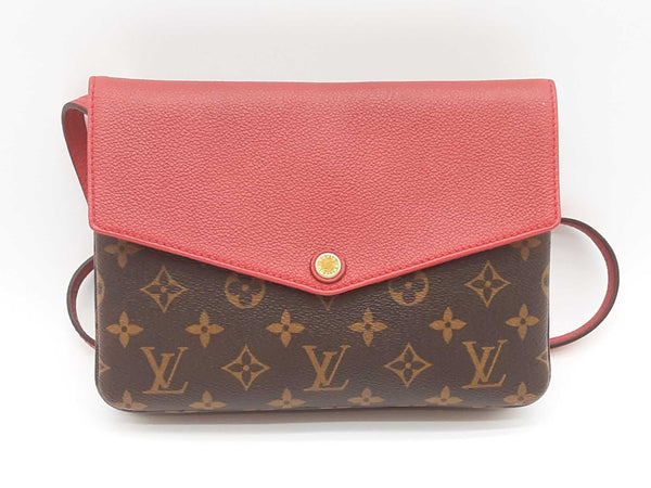 Louis Vuitton Monogram Twice Pochette Cerise Cherry Shoulder Bag Sd0825eirde