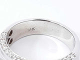1.60 Cttw Diamond & 14k White Gold Anniversary Ring 8.3g Size 8.75 Fw0826crzdu