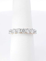 1.37 Cttw Lab-grown Diamond & 14k Gold Wedding Ring 2.1g Size 6.75 Fw0326rxzdu