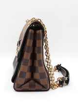 Louis Vuitton Vavin Pm Bag In Damier Ebene Coated Canvas & Black Leather Fw0726czxdu
