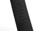 Gucci Black Leather Belt With Torchon Double G Buckle Size 85/34 Eb0726lxzde