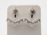 6.40 Cttw Lab Grown Diamonds 14k White Gold 8.6g Stud Earrings Do0825owrxde