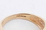 10k Yellow Gold Ring With A Diamond 5.7 Grams Size 8.5 Eb0826olxsa