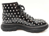 Alexander Mcqueen Black Studded Ankle Boots Size Eu 40 Do0425pxzde