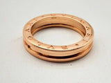 Bvlgari B.zero 1 18k Rose Gold 9.2g Ring Size 62 Do1124ixzde