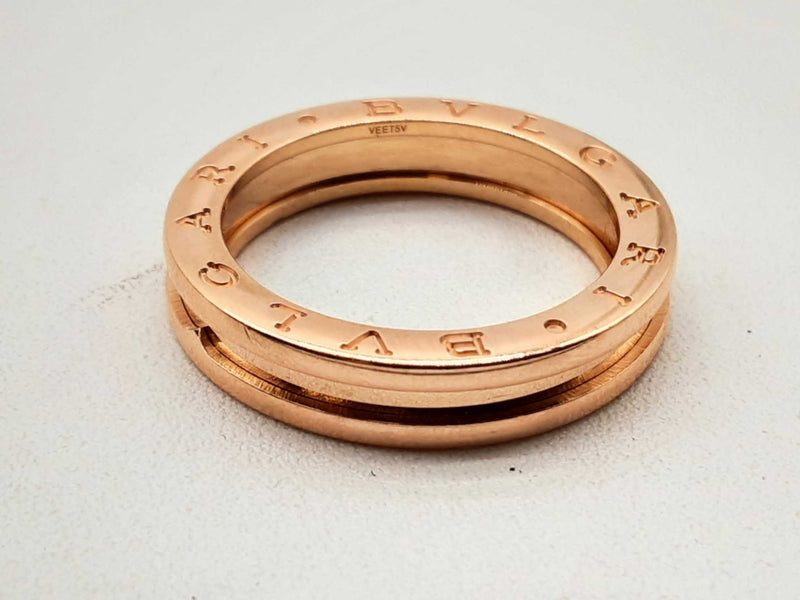 Bvlgari B.zero 1 18k Rose Gold 9.2g Ring Size 62 Do1124ixzde