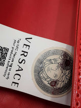 Versace La Medusa Mini Top Handle Red Patent Leather Crossbody Eb1125orxdu