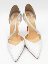 Christian Louboutin White Leather Pumps Size 37 Eb0225lxzdu