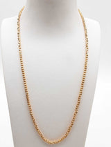 10k Yellow Gold 11.6g Beaded Chain 22 In Do1224pxzde