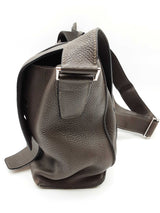 Hermes Alfred 35 Graphite Gray Taurillon Clemence Messenger Bag Do0725oxzxde