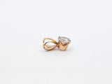 .65 Cttw Diamond & 14k Yellow Gold Solitaire Pendant 0.7 Grams Fw1024pzxdu