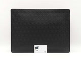 Salvatore Ferragamo Gancini Embossed Black Leather Laptop Briefcase Fw0825rxzdu