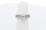 1.09cttw Diamond Wedding Set In 14k White Gold 5.9 Grams Size 4.5 Eb0826ixzdu