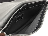 Christian Dior X Kaws Black Grained Calfskin Saddle Bag Fw0525rzxdu
