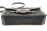 Gucci 1955 Horsebit Monogram Black Textured Canvas Crossbody Bag Eb1125pxzde