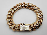 7.40 Cttw Diamonds 10k Rose Gold 97.2g Cuban Chain Bracelet 7 In Do0725wcrxde