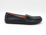 Coach Marley Driving Loafers In Black Pebbled Leather Size 9.5 Fw0826ozdu