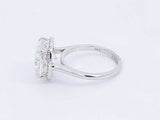 Lab Grown Cushion Cut Center Diamond 6ctw In 14k White Gold 4.6g Eb0623iprx