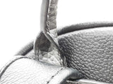 Mcm Stark Black Leather Gray Visetos Coated Canvas Backpack Do0726lxzde