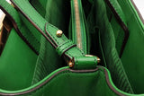 Fendi 2jours Green Leather Tote Bag Eb0826pxzsa