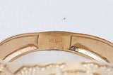 10k Yellow Gold Nugget Ring 3 Grams Size 10 Eb0726lwrsa