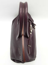 Hermes Birkin 35 Raisin Purple Clemence Palladium Hardware Handbag Do0825exzxde