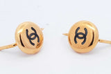 Chanel Gold Tone Cc Logo Lever Back Earrings 5.5 Grams Eb1124lxzdu