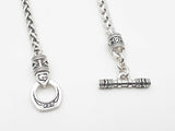 Night Rider Fox Tail Toggle Chain In Sterling Silver 63.4g 26 Inch Fw0426wxzdu