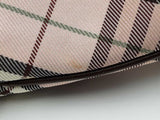 Burberry Blue Label Shoulder Bag In Pink Nova Check & Brown Leather Fw0826lezdu
